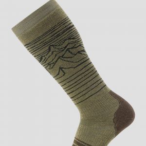 Prezzi Smartwool snowboard full iguchi tech socks winter moss