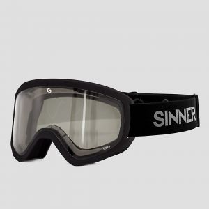 Prezzi Sinner estes matte black goggle double smoke