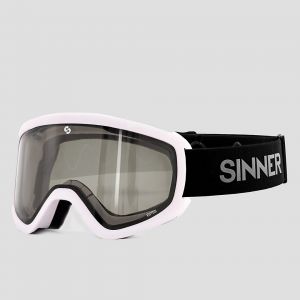 Prezzi Sinner estes matte white goggle double smoke