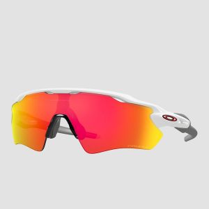 Prezzi Oakley radar ev path polished white sunglasses prizm ruby