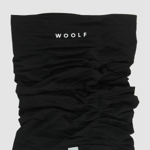 Prezzi Woolf merino tinden neck gaiter tube black