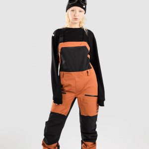 Prezzi Jones snowboards mtn surf rec bib pants terracotta