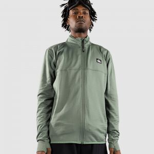 Prezzi Quiksilver steep point full through fleece jacket laurel wreath