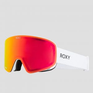 Prezzi Roxy feelin color luxe white goggle clux red ml s3