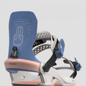 Prezzi Bataleon gata heelwrap 2025 snowboard bindings lavender glacier gray