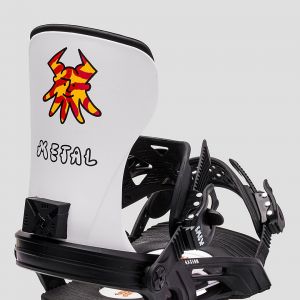 Prezzi Bent metal axtion 2024 snowboard bindings black / white