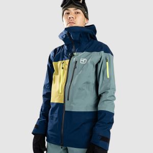 Prezzi Ortovox 3l deep shell jacket deep ocean