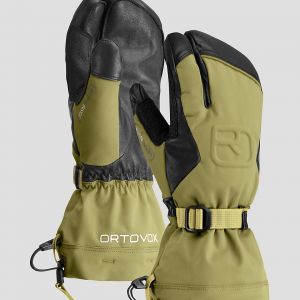 Prezzi Ortovox merino freeride 3 finger mittens wild herbs