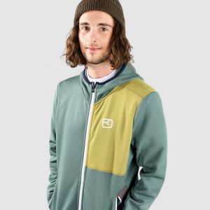 Prezzi Ortovox hooded fleece jacket arctic grey