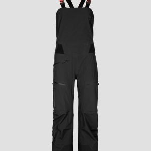 Prezzi Ortovox 3l deep shell bib pants black raven