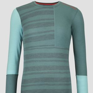 Prezzi Ortovox 185 rock \'n\' wool base layer top arctic grey