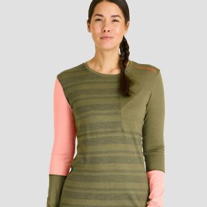 Prezzi Ortovox 185 rock \'n\' wool base layer top wild herbs