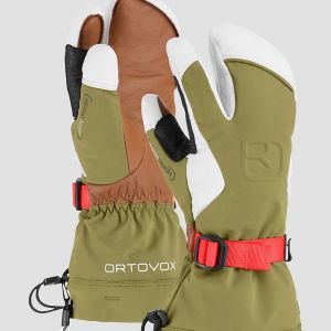 Prezzi Ortovox merino freeride 3 finger mittens wild herbs