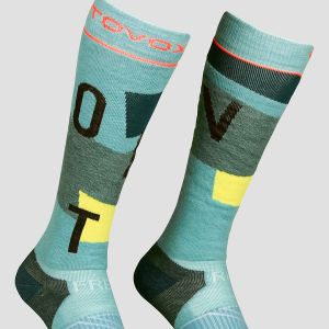 Prezzi Ortovox freeride long cozy tech socks ice waterfall