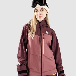 Prezzi Ortovox 3l ravine shell jacket mountain rose