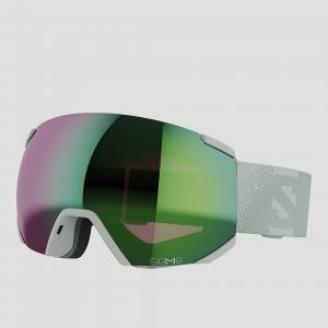 Prezzi Salomon radium white moss goggle sigma emerald