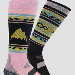 Prezzi Burton performance lw 2pk tech socks powder blush