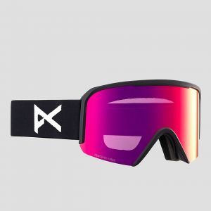 Prezzi Anon nesa black goggle prcv sun red