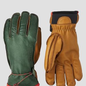 Prezzi Hestra wakayama - 5 finger gloves forest / cork