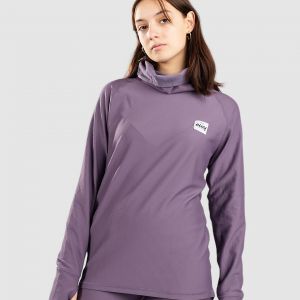 Prezzi Eivy icecold gaiter rib top base layer top deep purple