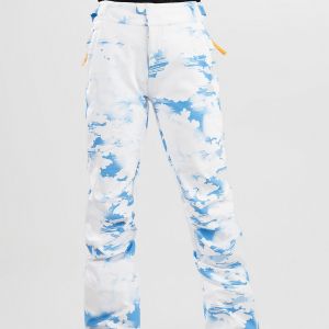 Prezzi Roxy cloe kim pants azure blue clouds