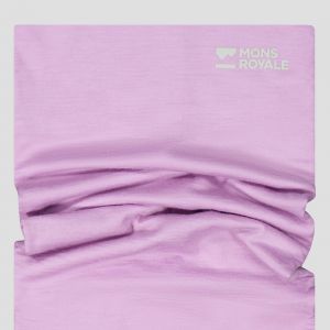 Prezzi Mons royale merino double up 100% neck warmer orchid