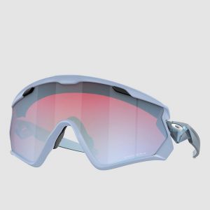 Prezzi Oakley wind jacket 2.0 matte trans stonewash sungla prizm snow sapphire