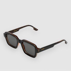 Prezzi Komono lionel black tortoise sunglasses solid smoke