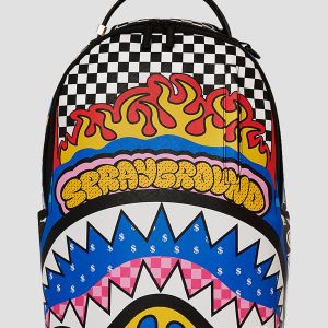 Prezzi Sprayground mosh pit backpack white / red / black / yellow