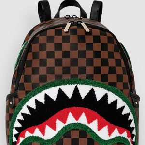 Prezzi Sprayground chenille sip savage backpack brown / black / green / wht / red