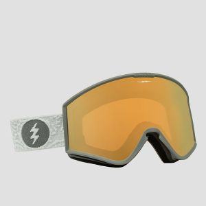 Prezzi Electric ek1 flood smoke(+bonus lens) goggle gold chrome