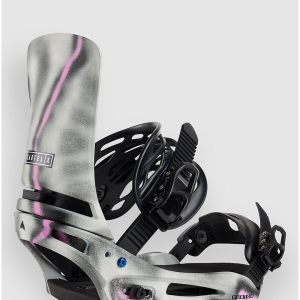 Prezzi Burton cartel x 2025 snowboard bindings gray / pink