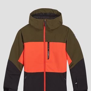 Prezzi O'neill o\'neill carbonite snow jacket forest night colour block