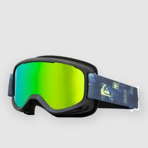 Prezzi Quiksilver little grom shadow check goggle green ml s3