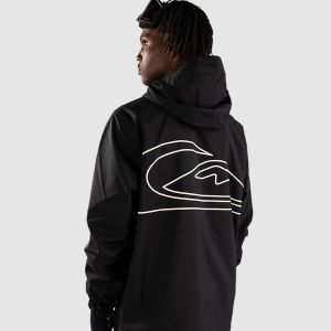 Prezzi Quiksilver high in the hood jacket true black