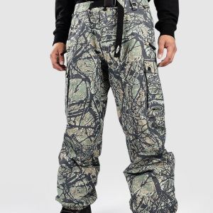 Prezzi Quiksilver snow down cargo pants woodland abstr sea spray