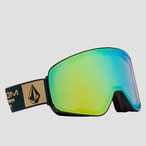 Prezzi Volcom odyssey scb snd bl drk gry+bonus lens goggle gold chrome