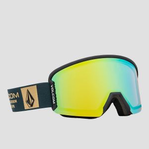 Prezzi Volcom garden 2 scb snd bl drk gry+bonus lens goggl gold chrome