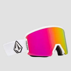 Prezzi Volcom garden 2 matte wht goggle pink chrome