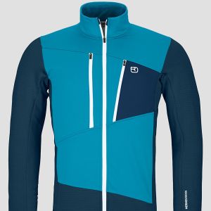 Prezzi Ortovox grid fleece jacket mountain blue