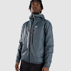 Prezzi Ortovox swisswool piz boe insulator jacket dark arctic grey