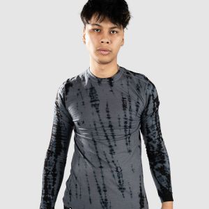 Prezzi Mons royale merino cascade flex base layer top grey tie dye