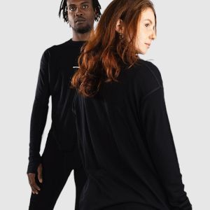 Prezzi Beyond medals merino base layer top black