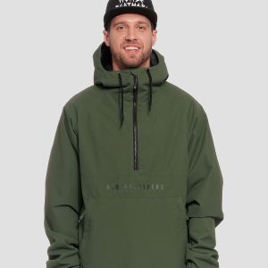 Prezzi Horsefeathers perch anorak olivine