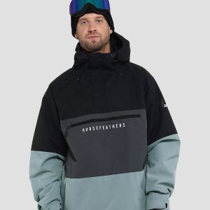 Prezzi Horsefeathers donnie anorak blue haze / black