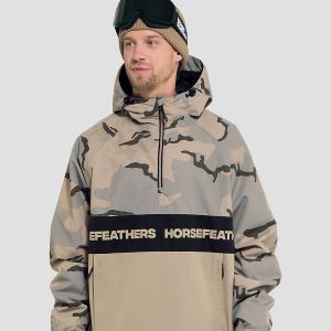 Prezzi Horsefeathers gordie anorak desert camo