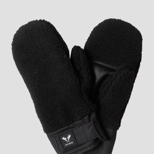 Prezzi Fat moose pile mittens black