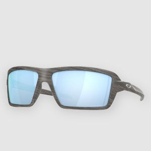 Prezzi Oakley cables woodgrain sunglasses prizm deep water polar