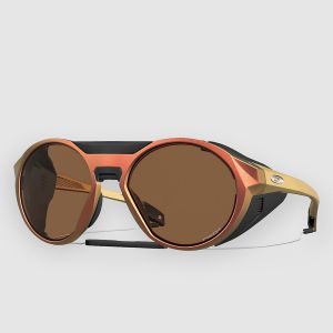 Prezzi Oakley clifden matte red gold colorshift sunglasses prizm bronze