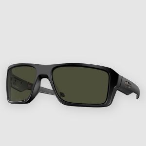 Prezzi Oakley double edge matte black sunglasses dark grey